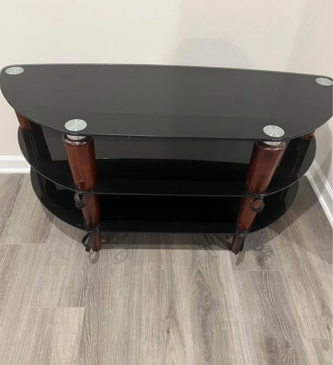 3-tier Glass TV Stand