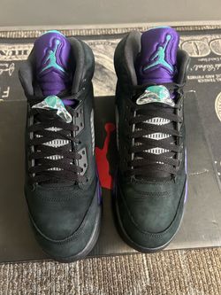 Jordan 5 grape black size 10.5