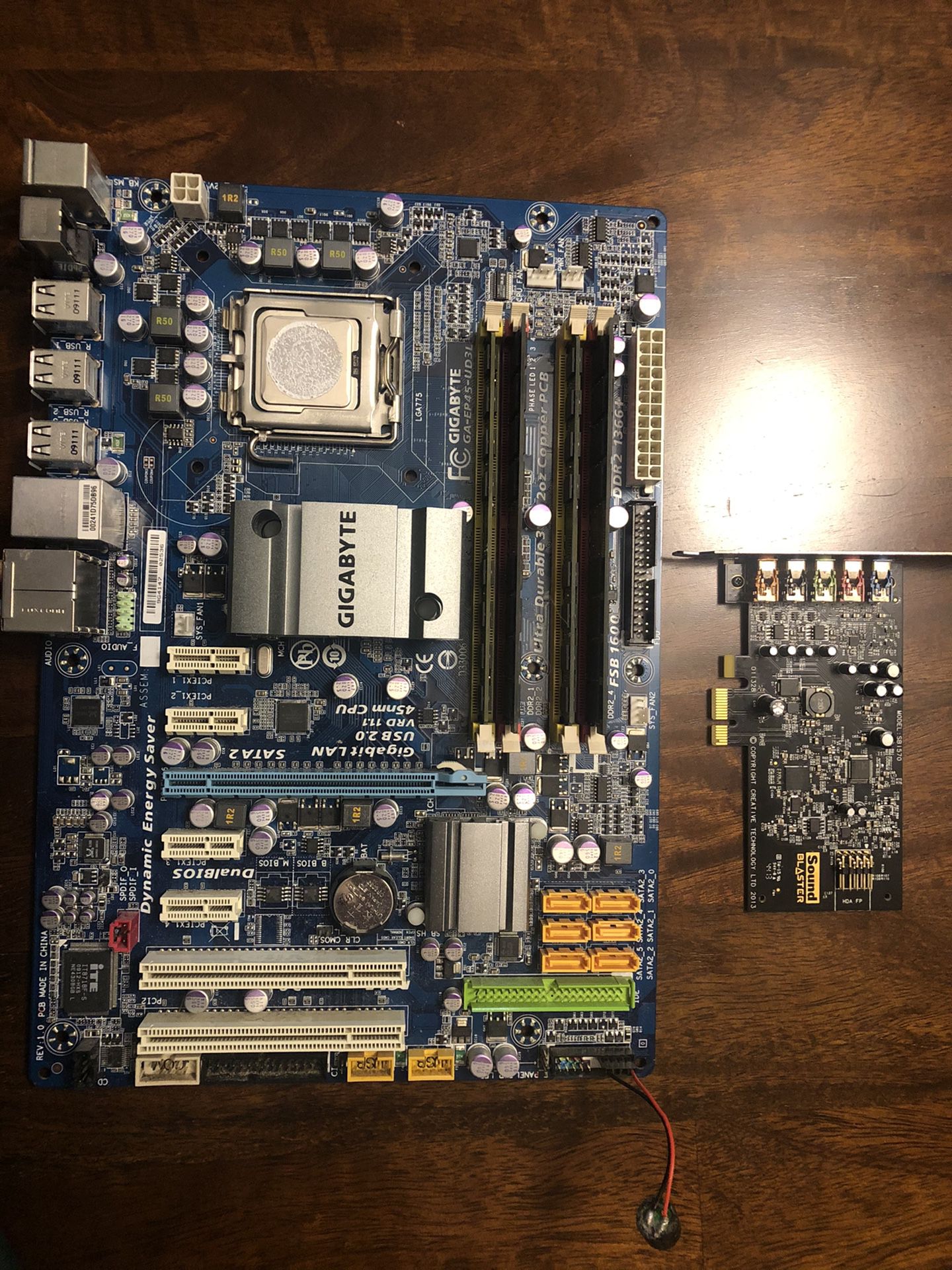 Motherboard and CPU Combo