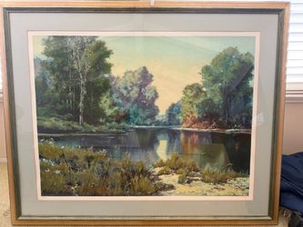 Original signed lithograph