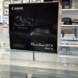 Canon Powershot G7X Mark III