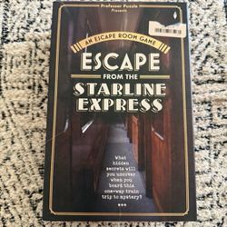 "Escape From The Starline Express" Game by Professor Puzzle An Escape Room Game