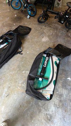 2 inflatable kayaks