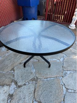 Nice glass paito table
