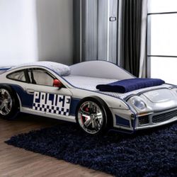Brand New Police Car Twin Bed