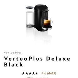 Nespresso New In Black Vertuo Plus GCB2 Deluxe Neapesso