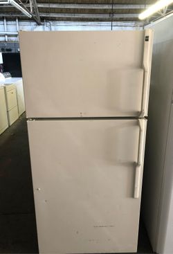 Beige refrigerator