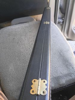 Rare vintage 21oz imperial 2 piece cue with vintage imperial cue case as set