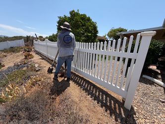 Vinyl fence