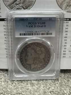 1888-O $1 Morgan PCGS VG08 VAM 21 Oval O 🔥🥵🔥 OPEN TO TRADES 🚑