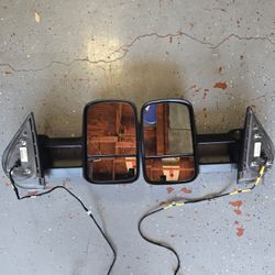 07 To 13 Silverado Factory Towing Mirrors 