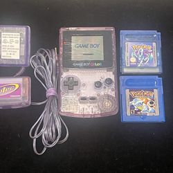 Nintendo Gameboy Color Atomic Purple (Transparent) GBC CGB-001