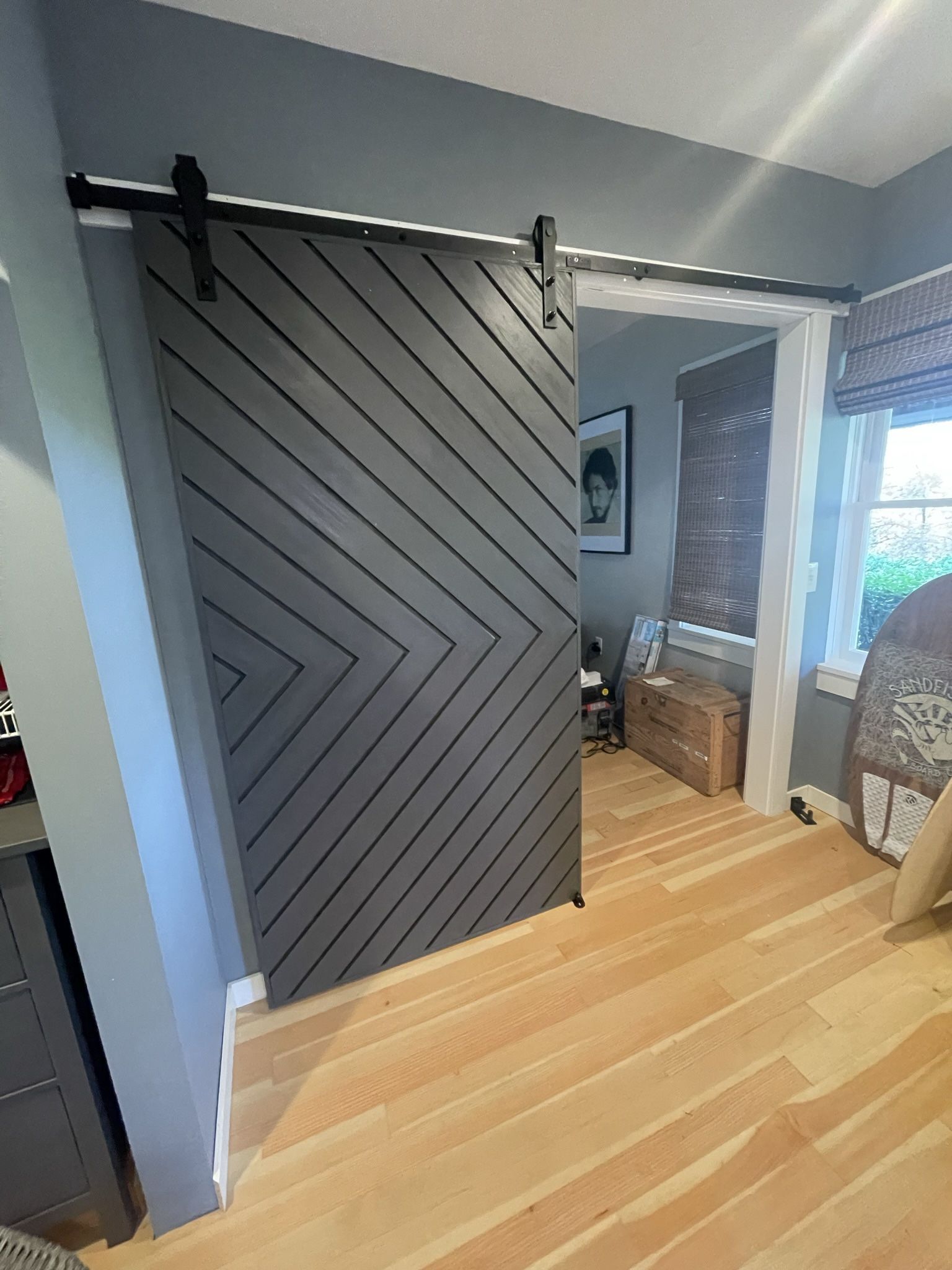 Gorgeous Siding Custom Chevron Door