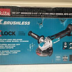 Makita 18V LXT  Cordless 4-1/ 2 in. /5 in.  Angle Grinder 