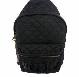 MOSCHINO Quilted Nylon Backpack 