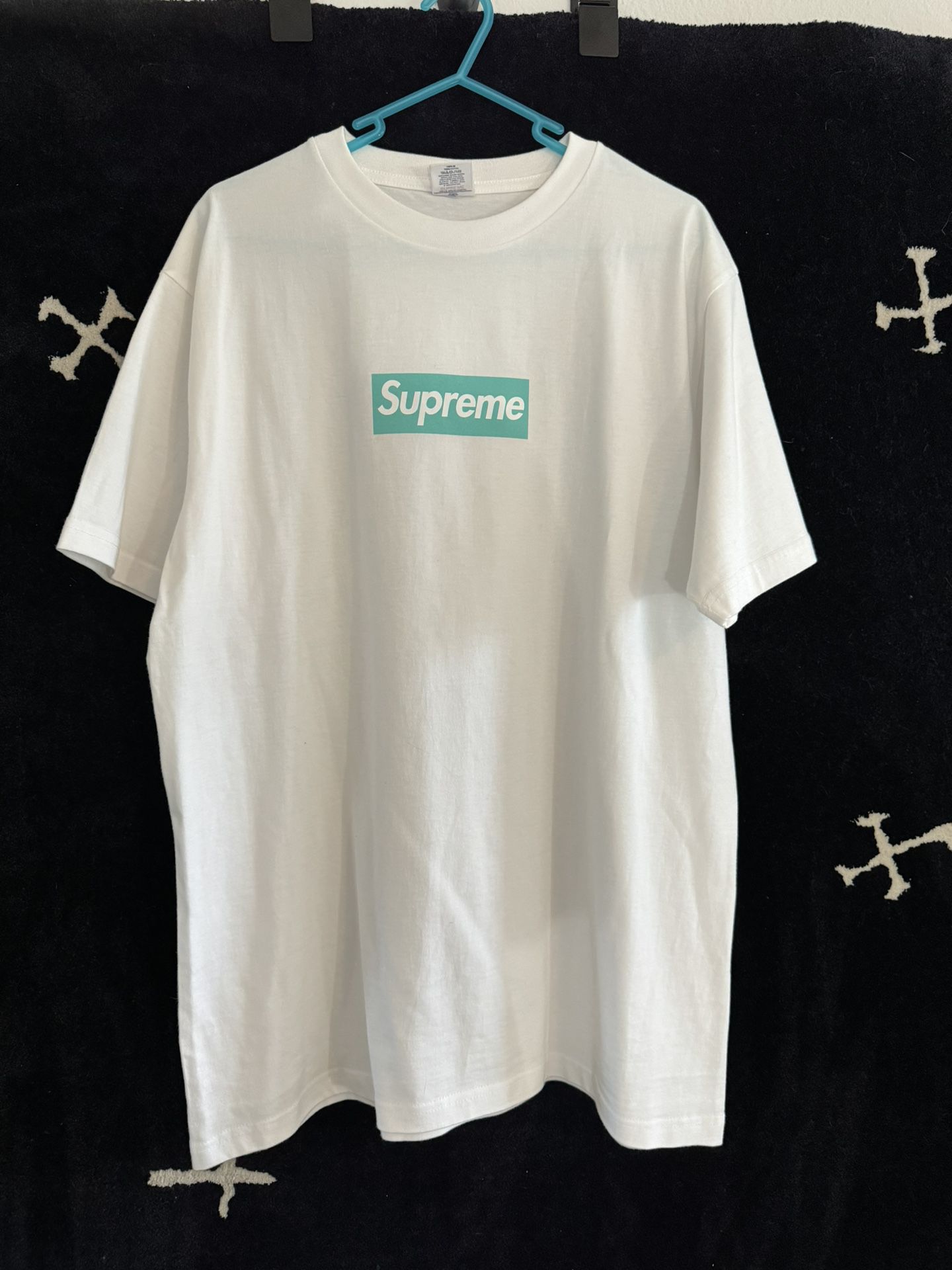 Supreme Tiffany & Co. Box Logo Print T-Shirt