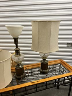 Set Of Two Antique Lamps