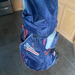 Sun mountain C130 Golf bag, red,white and navy blue