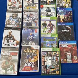 Lots Of Video Games Ranging Prices