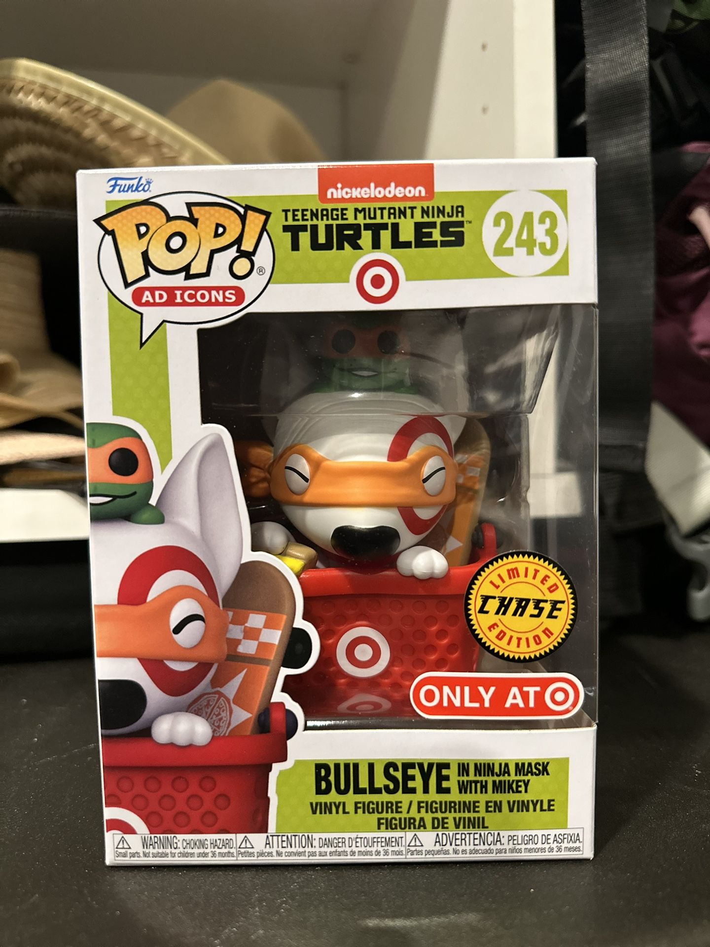 Funko Pop! Vinyl: Teenage Mutant Ninja Turtles - Bullseye in Ninja Mask with Mikey CHASE