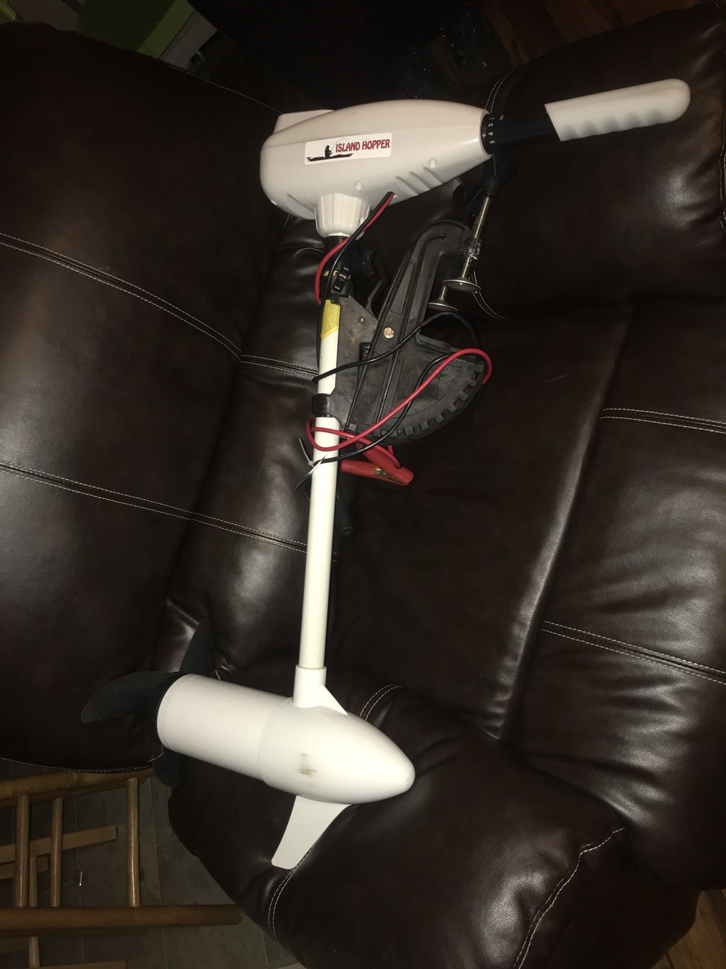 Island Hopper 55lb thrust saltwater trolling motor.