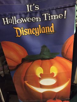 Disneyland Halloween banner rare