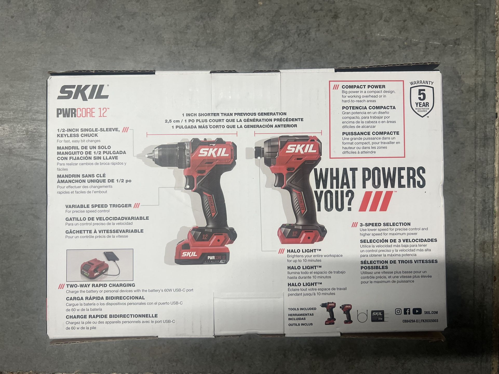 Skil Impact Driver And Drill