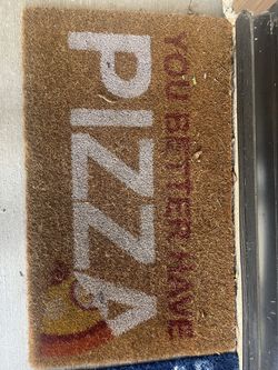 Front Door Mat - Pizza 