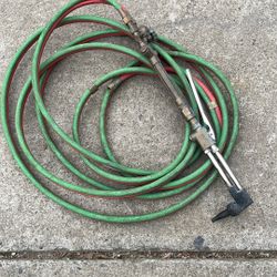 oxygen & acetylene cutting torch