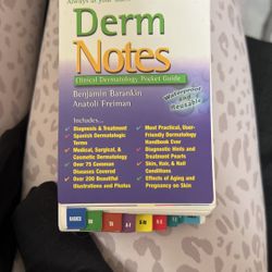Derm Notes Clinical Dermatology Pocket Guide 