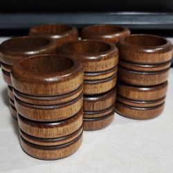 12 COUNT  BROWN  NAPKIN RINGS