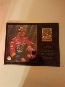 Jeff Gordon 12 x 15 plaquer