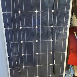 New Solar Panel 100 Watt RV Flex Light Weight Camper Van