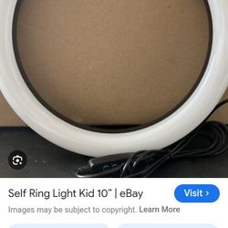 12 Inch Selfie Light With Different Colors And It's USB  