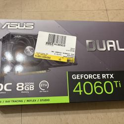ASUS Dual RTX 4060 Ti OC 8GB Graphics Card