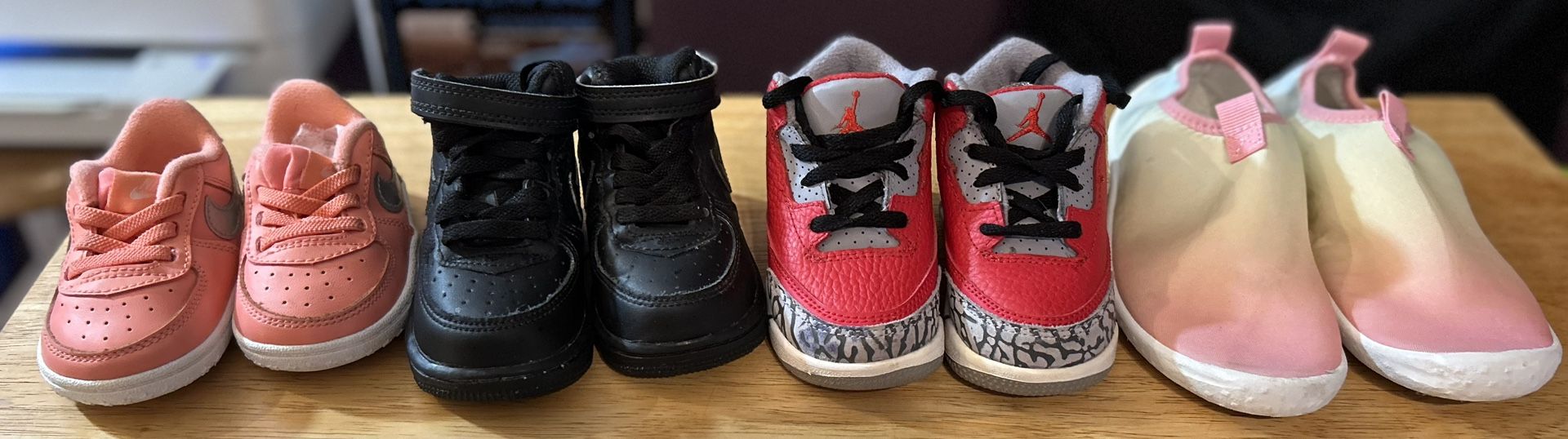 Jordan’s & Air Force Ones Size 4C & 5C