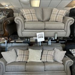 Olsberg Steel Collection Sofa And Love 