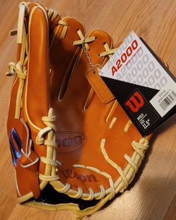 Brand New Wilson A2000 Pro Stock 11.5” Infield 1786 Baseball Glove Size 11.5"