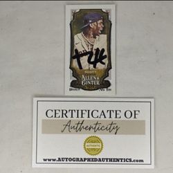 Travis Scott In Person On Card Autograph (Has Authentication Sticker & Card) Read Description 
