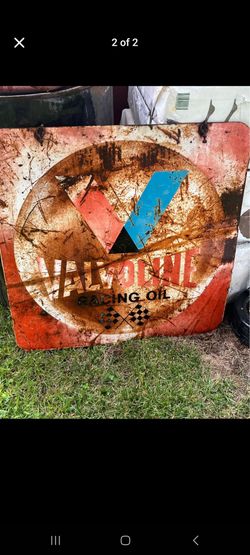 1970 valvoline racing oil advertising sign