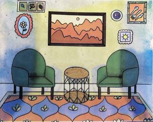 The Living Room - CMYK Print