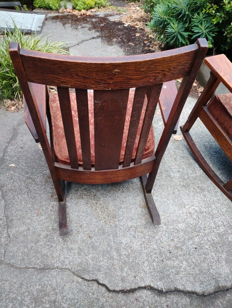 Vintage His And Hers Rockers