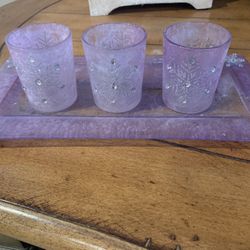 Candle holder With Tray