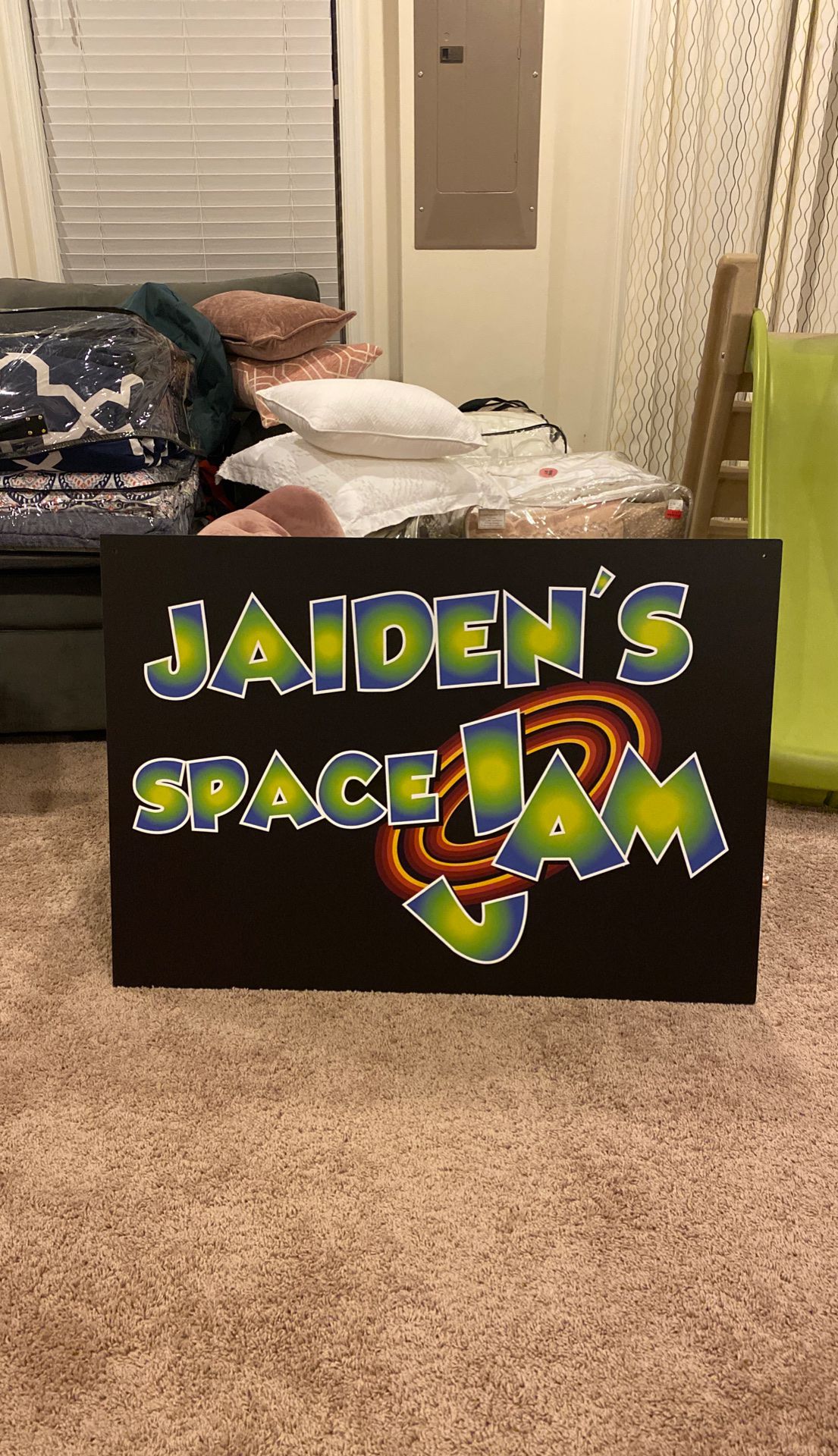 Custom party sign
