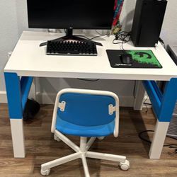 Kids IKEA Desk And Chair 