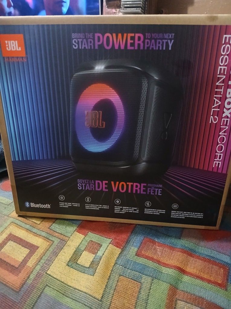 JBL PARTYBOX ENCORE  Essential 2 PORTABLE BLUETOOTH  PARTY SPEAKER 