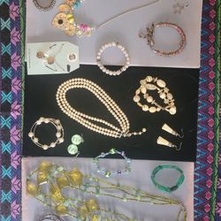 Jewelry: Necklaces, Bracelets, and Earrings.