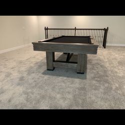 Rustic Pool Table 