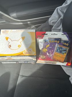 Pokémon 30th Anniversary etb + Tech Sticker Collection