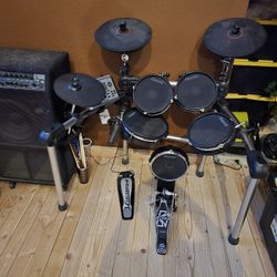 Drum Set And Amp